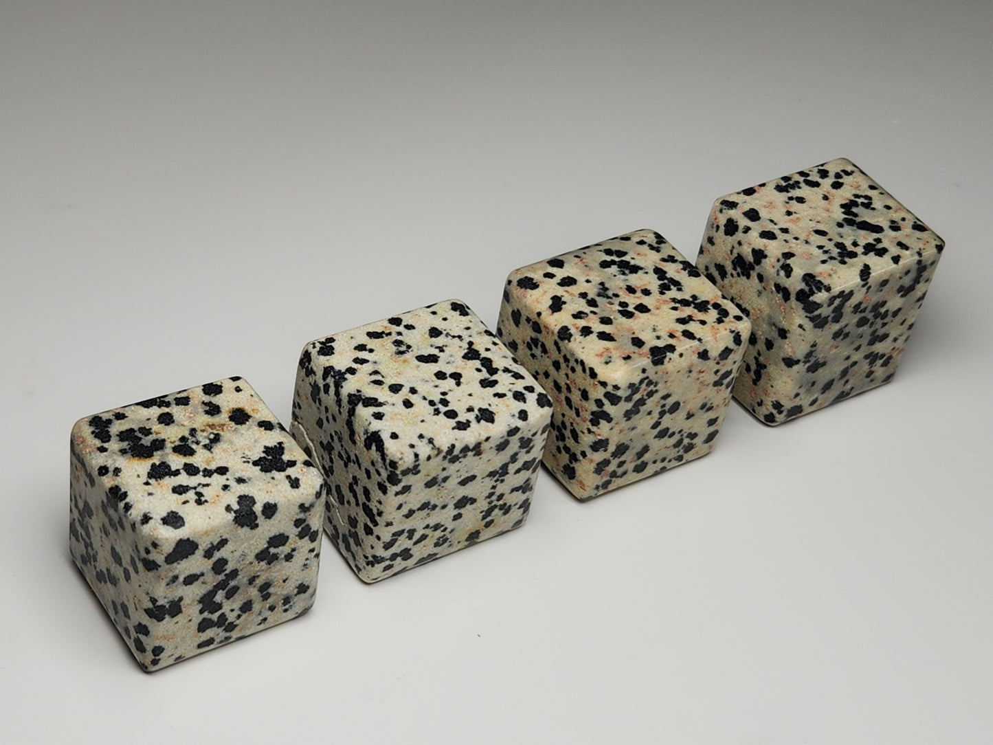 Dalmatian Jasper Gemstone Cubes