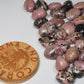 Pink Rhodonite Gemstone Tumbles