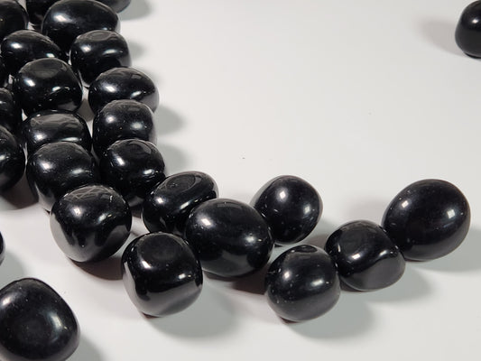 Natural Obsidian tumbles