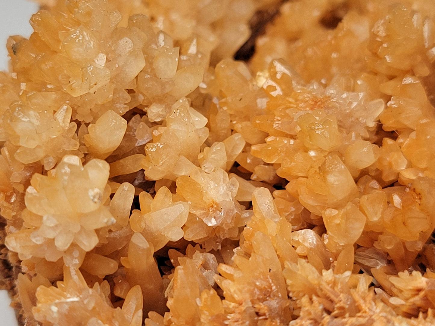 Spiked Orange Calcite Crystal - Raw Spiked Calcite