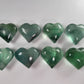 Green Fluorite Gemstone Heart