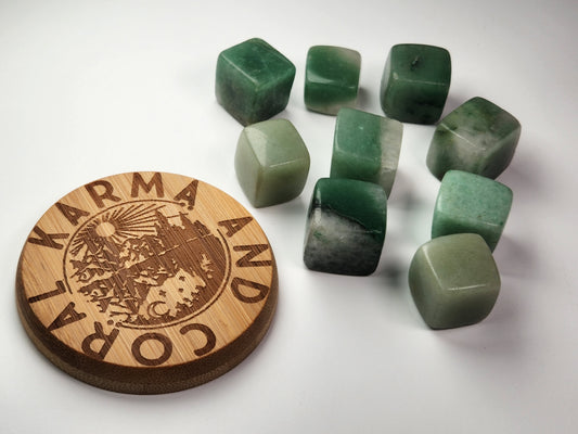 Green Aventurine Crystal cubes