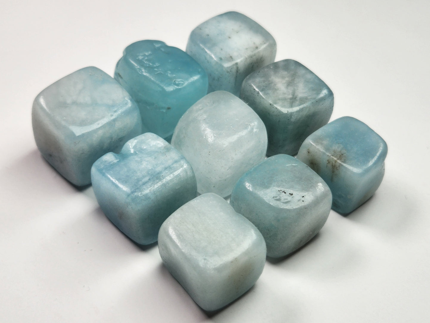 Aquamarine Gemstone Cubes
