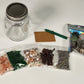 Make your own Intention/Manifestation Jar Herb and Crystal Kit